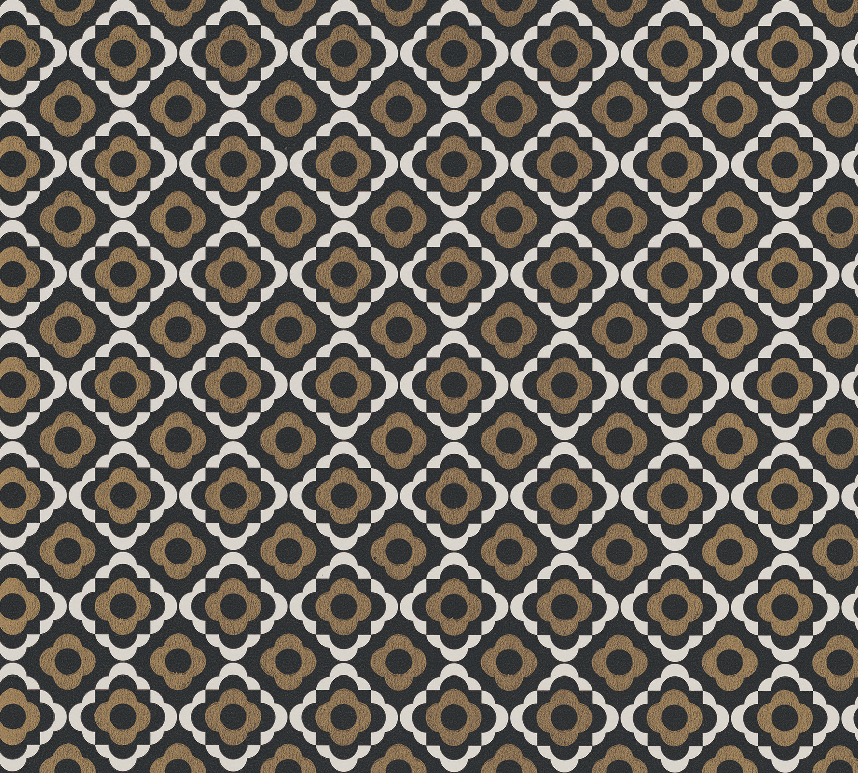 Обои Paint & Paper Library Botany Quatrefoil Kohl 0360QUKOHLZ